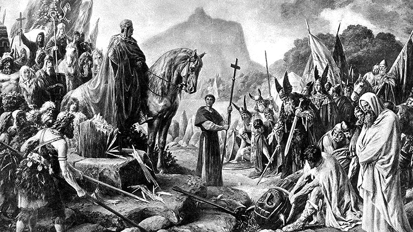 Kaiser Karl und Widukind